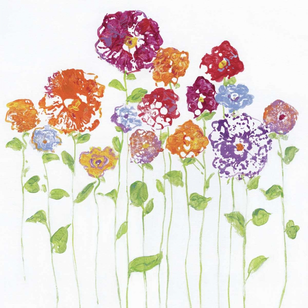 Wall Art Painting id:95649, Name: Pretty Posies I, Artist: Swatland, Sally