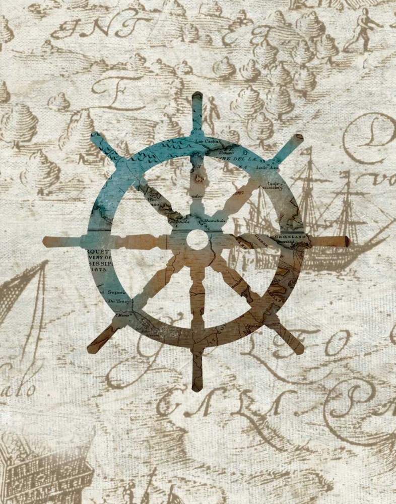 Wall Art Painting id:95750, Name: Steering the Sea, Artist: Knutsen, Conrad