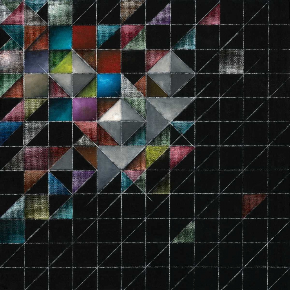 Art Print: Rainbow Geo II