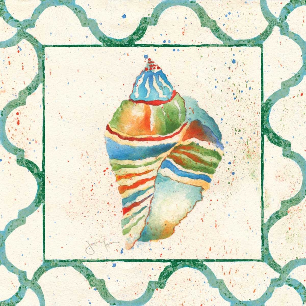 Wall Art Painting id:124341, Name: Zebra Conch, Artist: Tava Studios