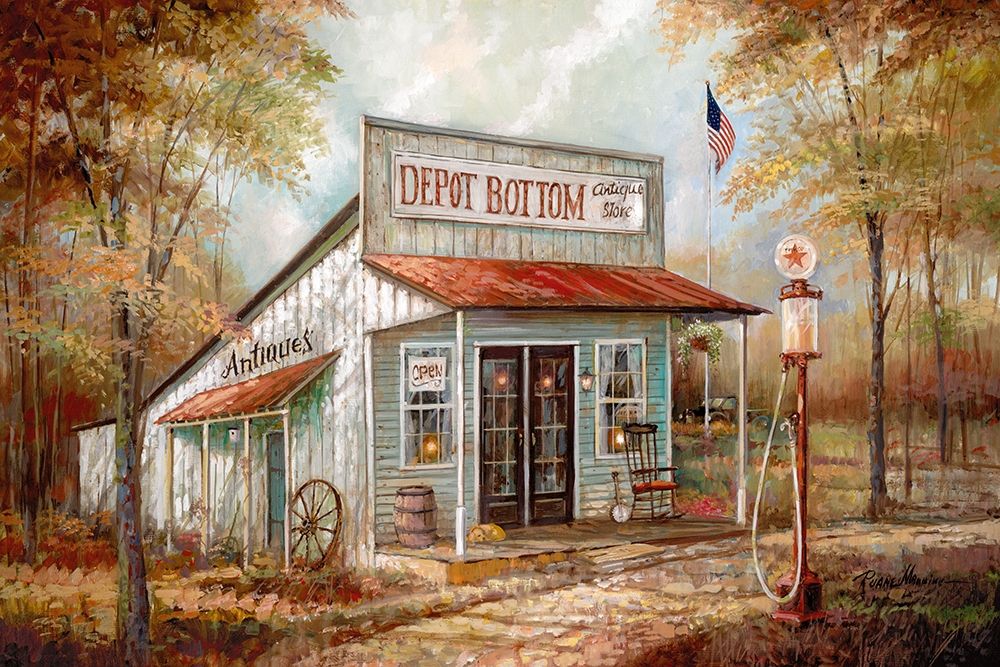 Wall art: Depot Bottom, by Manning, Ruane
