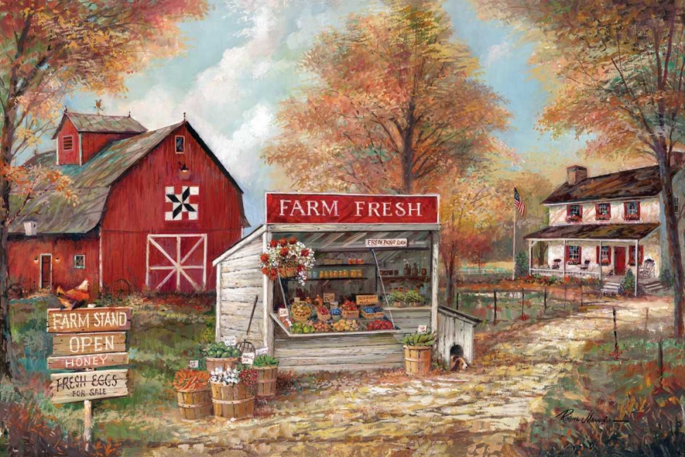 Wall Art Painting id:164418, Name: Farm Fresh, Artist: Manning, Ruane