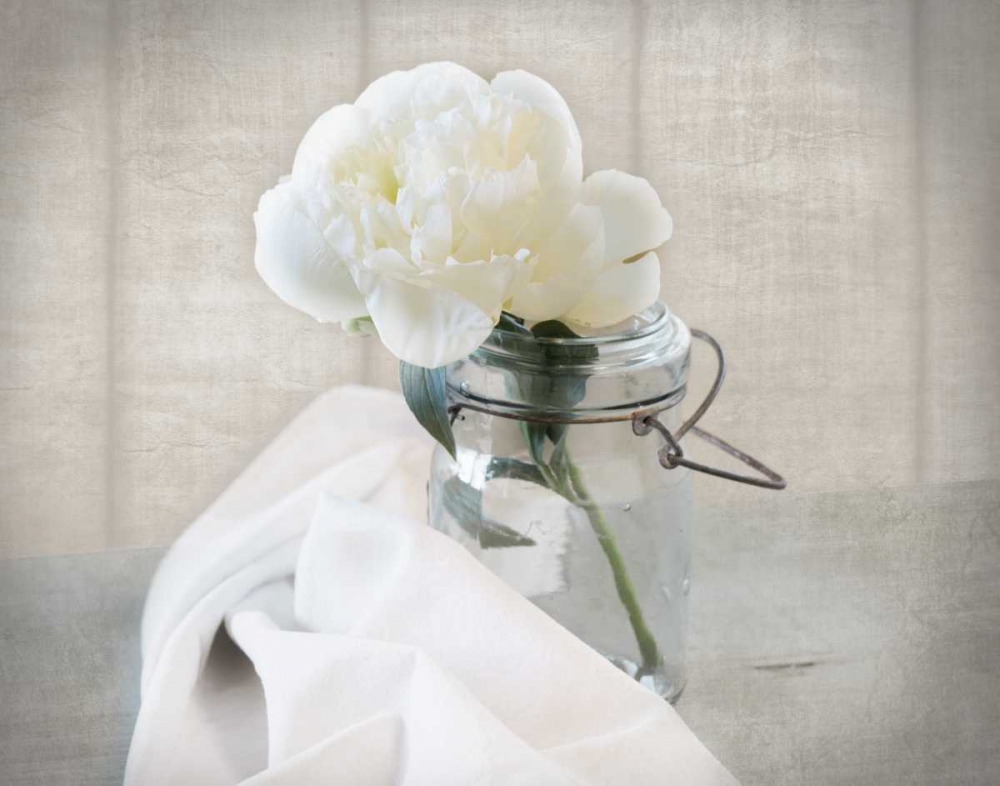 Art Print: Mason Jar Bloom I