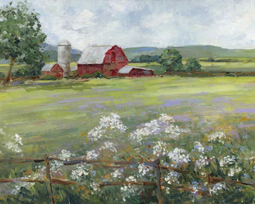 Art Print: Summer at the Farm