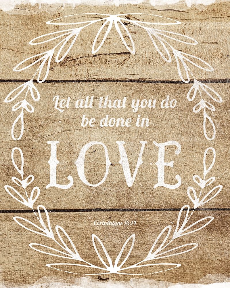 Art Print: Done In Love