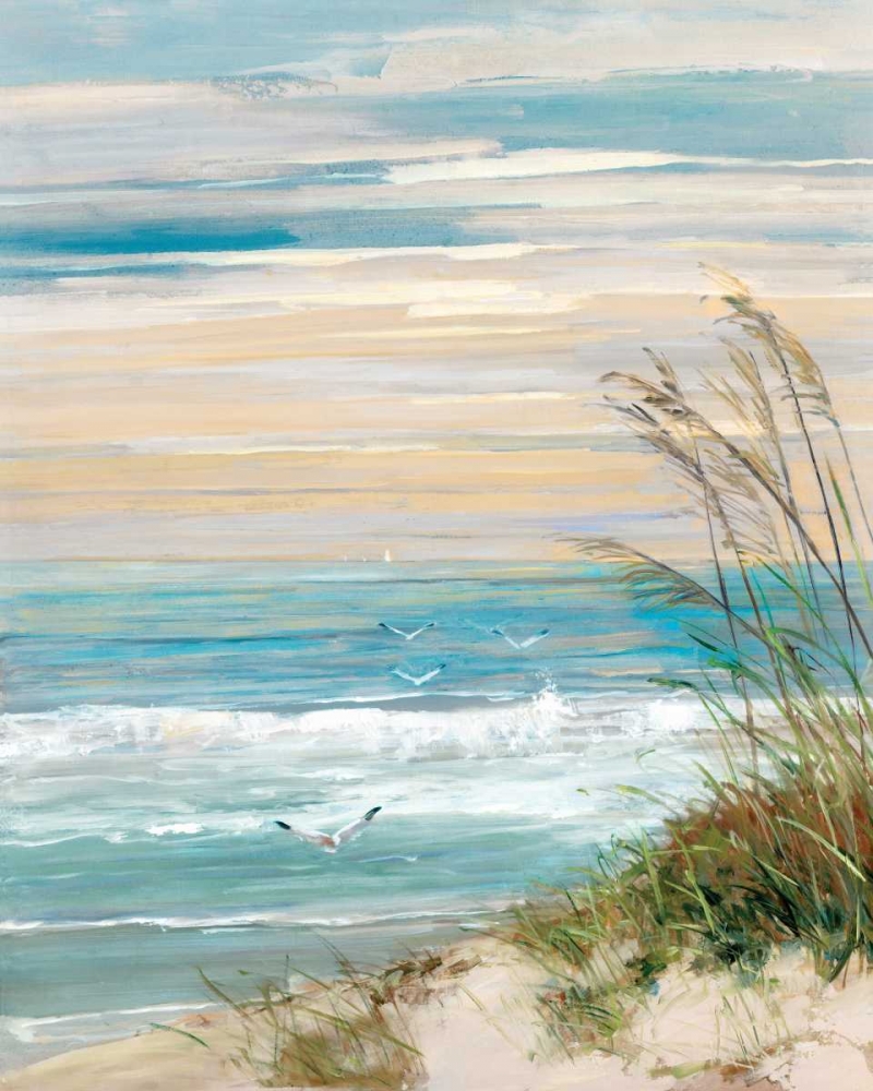 Wall Art Painting id:157510, Name: Beach At Dusk, Artist: Swatland, Sally