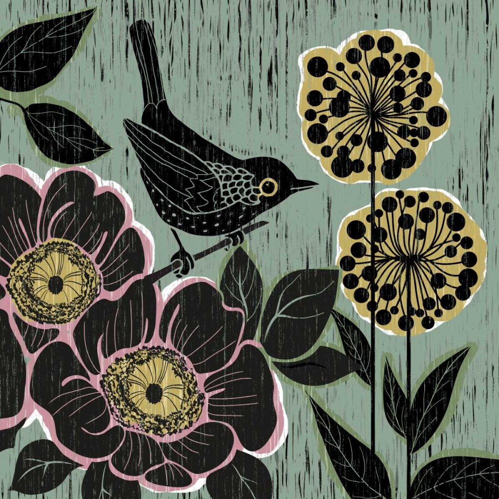 Wall Art Painting id:157529, Name: Natures Woodcut I, Artist: Knutsen, Conrad