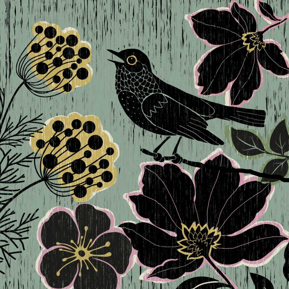 Wall Art Painting id:157530, Name: Natures Woodcut II, Artist: Knutsen, Conrad