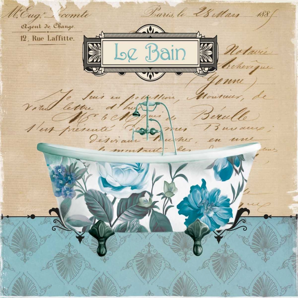 Wall art: Jardin Le Bain, by Robinson, Carol