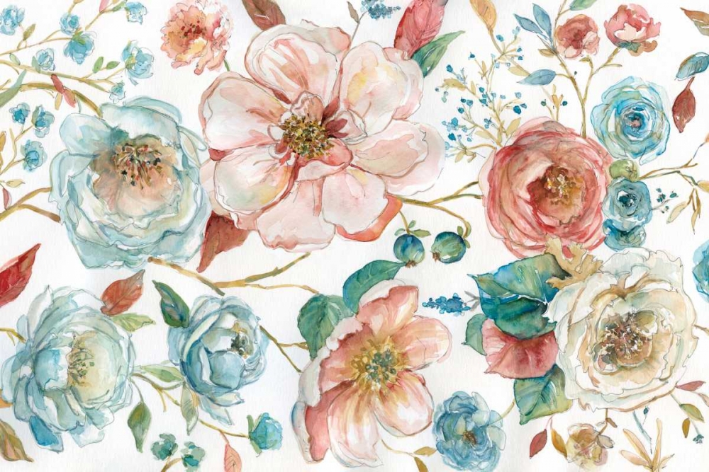 Wall Art Painting id:164462, Name: Rose Garden, Artist: Robinson, Carol