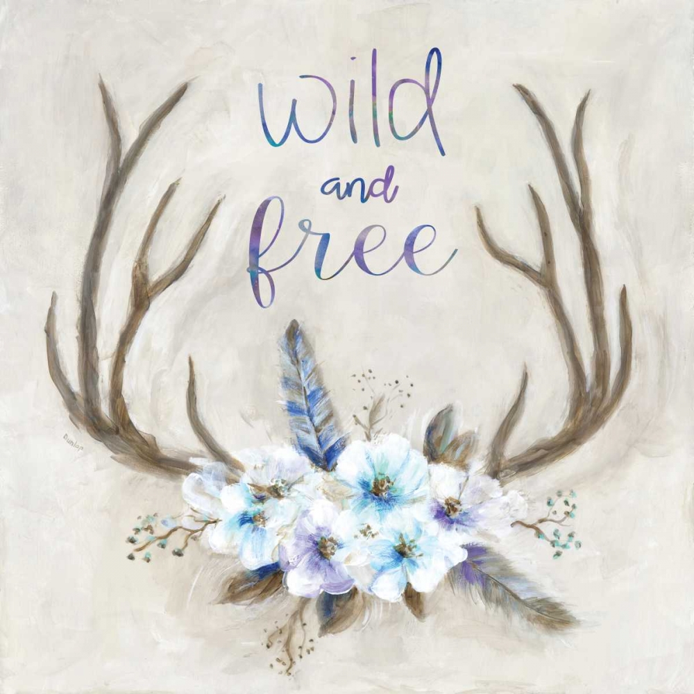 Art Print: Boho Antlers