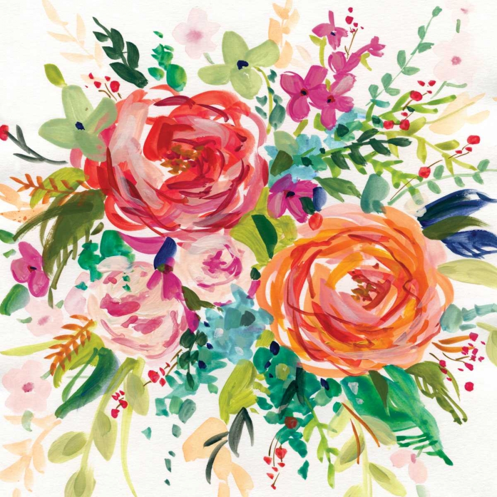 Wall art: Bright Bouquet I, by Robinson, Carol