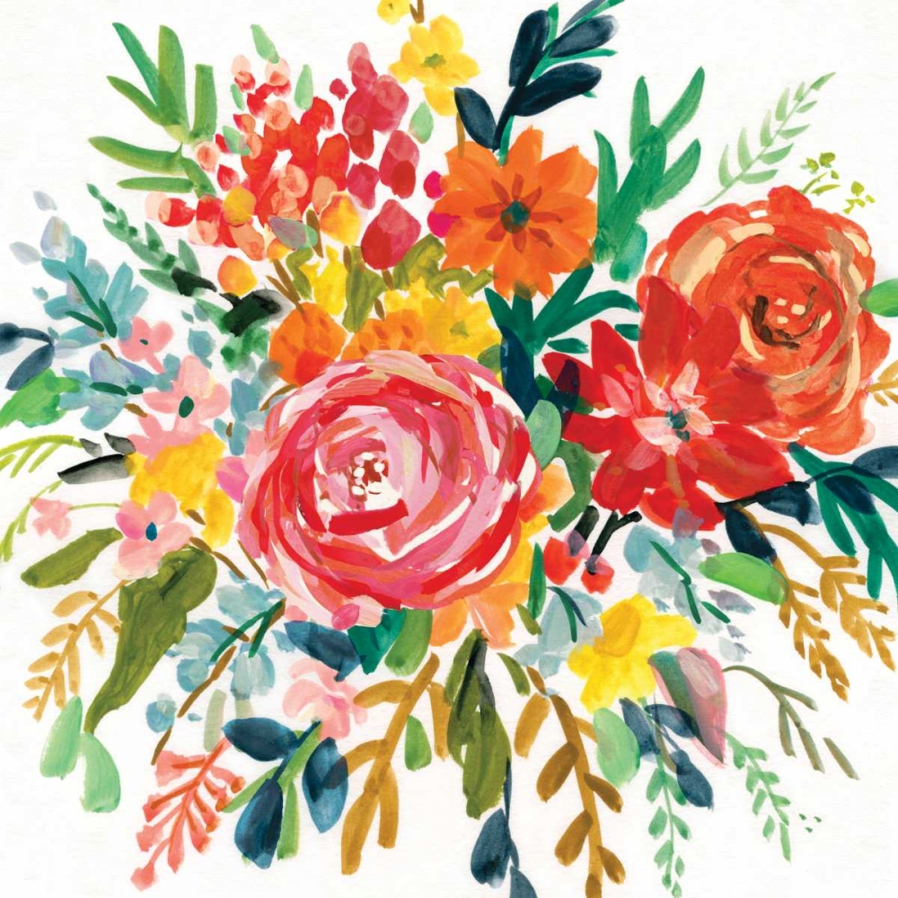 Wall art: Bright Bouquet II, by Robinson, Carol