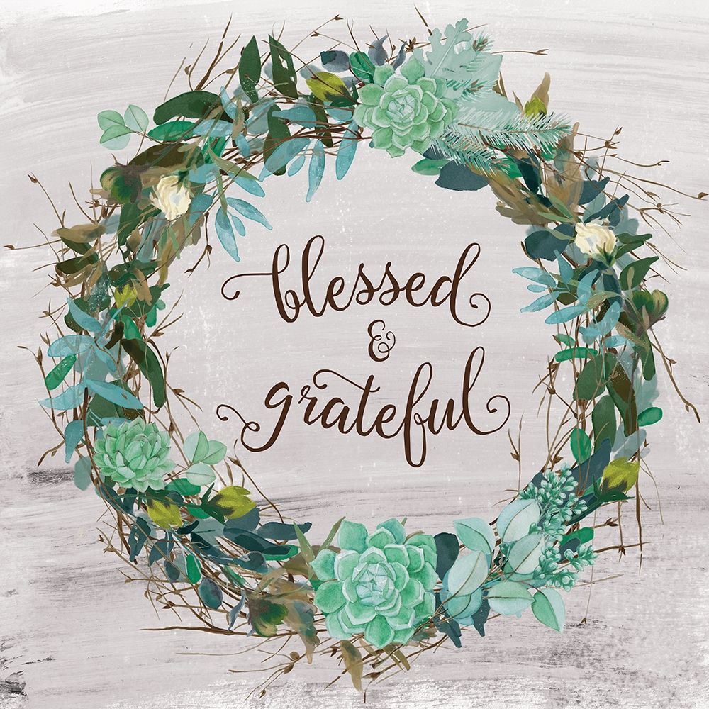 Art Print: Blessed and Grateful
