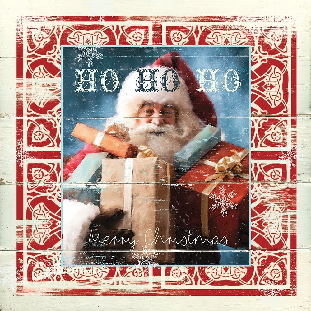 Wall Art Painting id:190203, Name: Shiplap Santa, Artist: Robinson, Carol