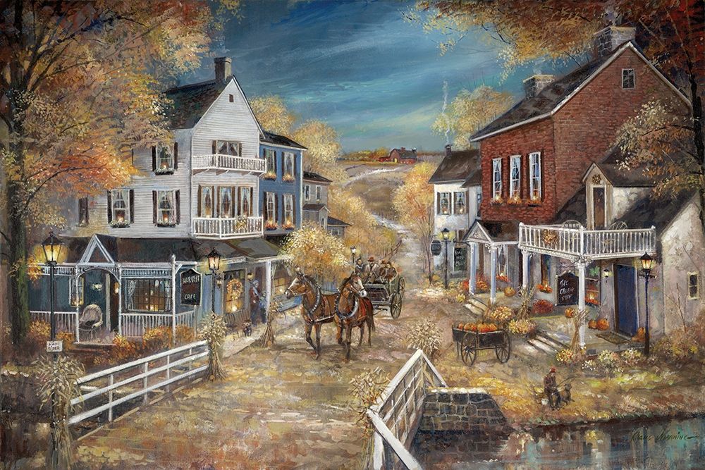 Wall art: Harvest Village, by Manning, Ruane