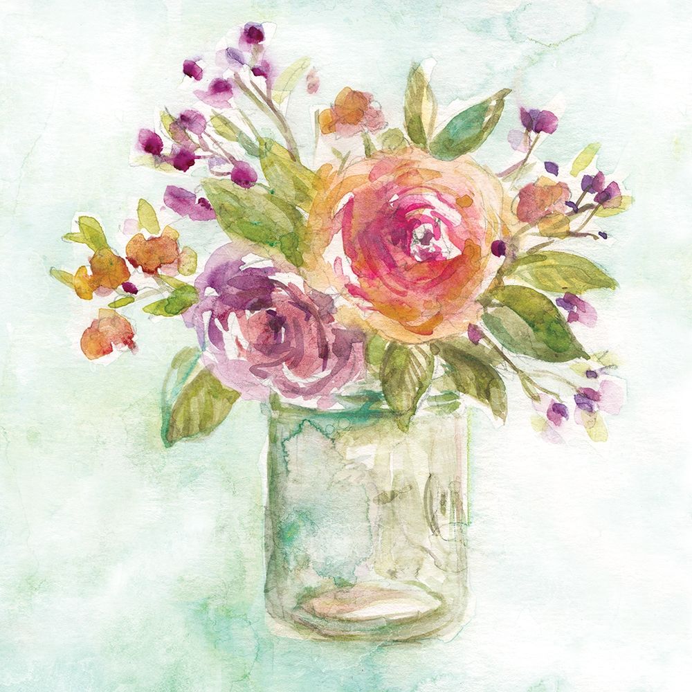 Wall art: Summer Roses, by Robinson, Carol