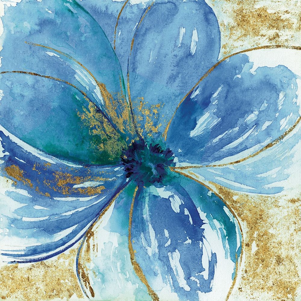 Wall art: Nigella Blue, by Tava Studios