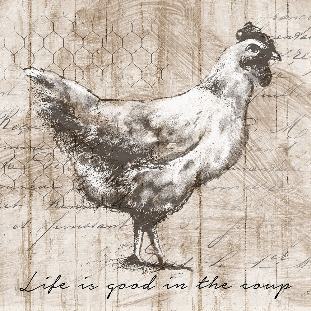 Wall Art Painting id:210924, Name: Farm Hen, Artist: Knutsen, Conrad