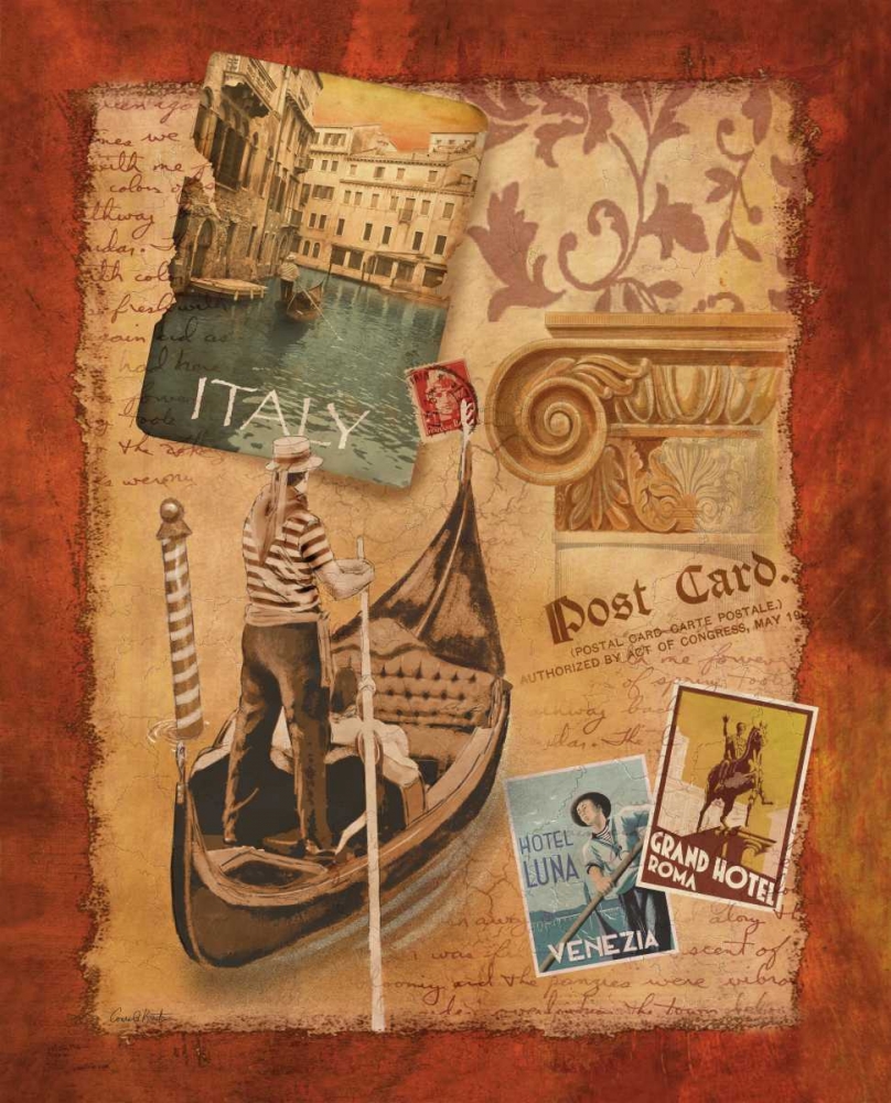 Wall Art Painting id:21681, Name: Memories of Italy, Artist: Knutsen, Conrad