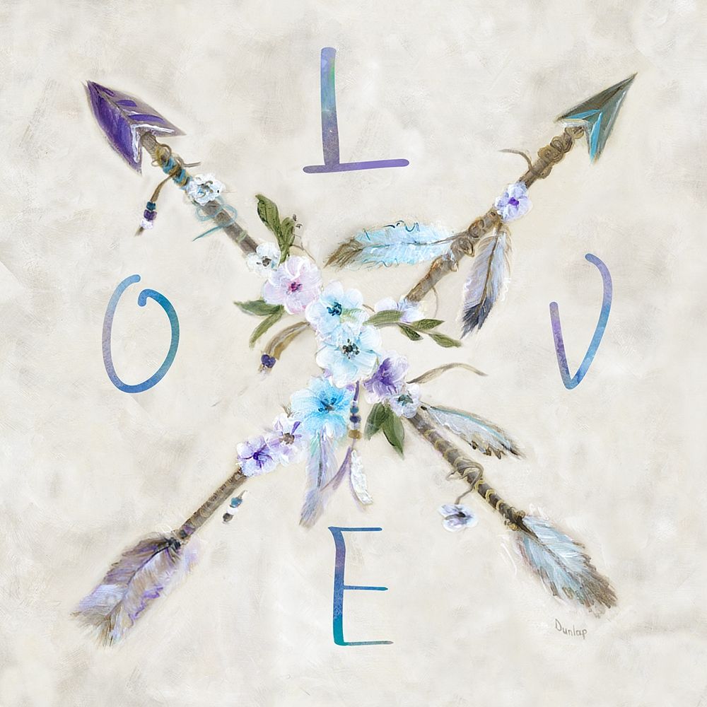 Art Print: Boho Arrow Love