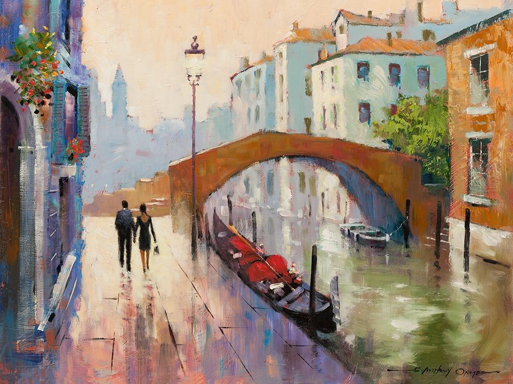 Wall Art Painting id:214486, Name: Venice Twilight, Artist: Orme, E. Anthony