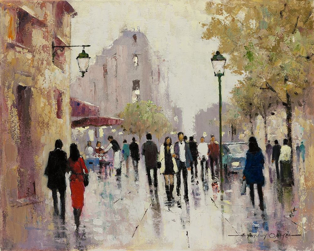 Wall Art Painting id:214489, Name: Paris Afternoon I, Artist: Orme, E. Anthony