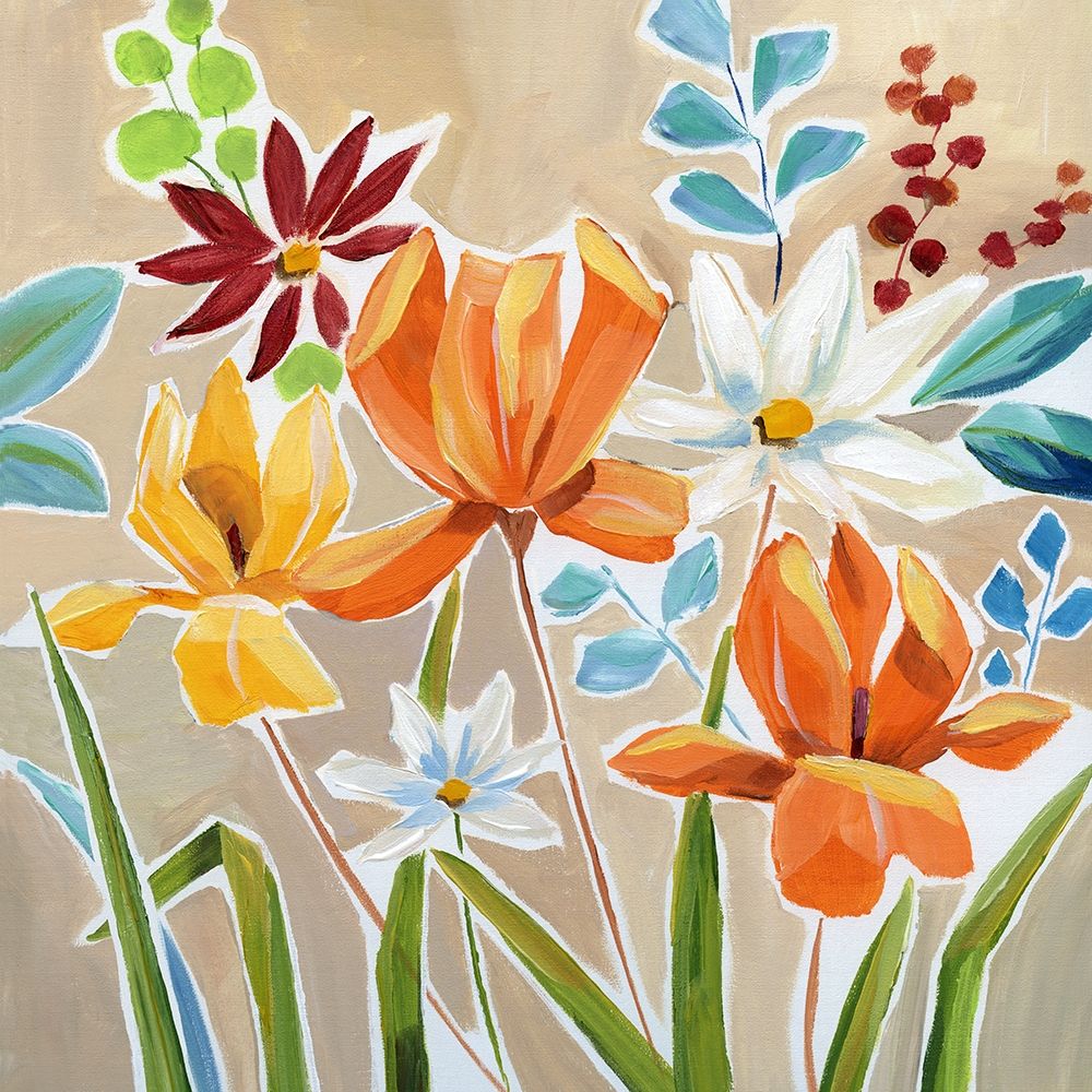 Wall Art Painting id:217502, Name: Modern Garden III, Artist: Nan