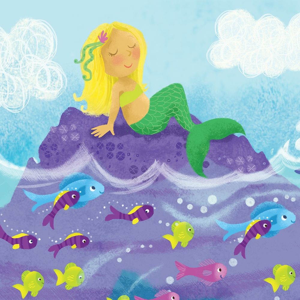 Art Print: Mermaid Play I