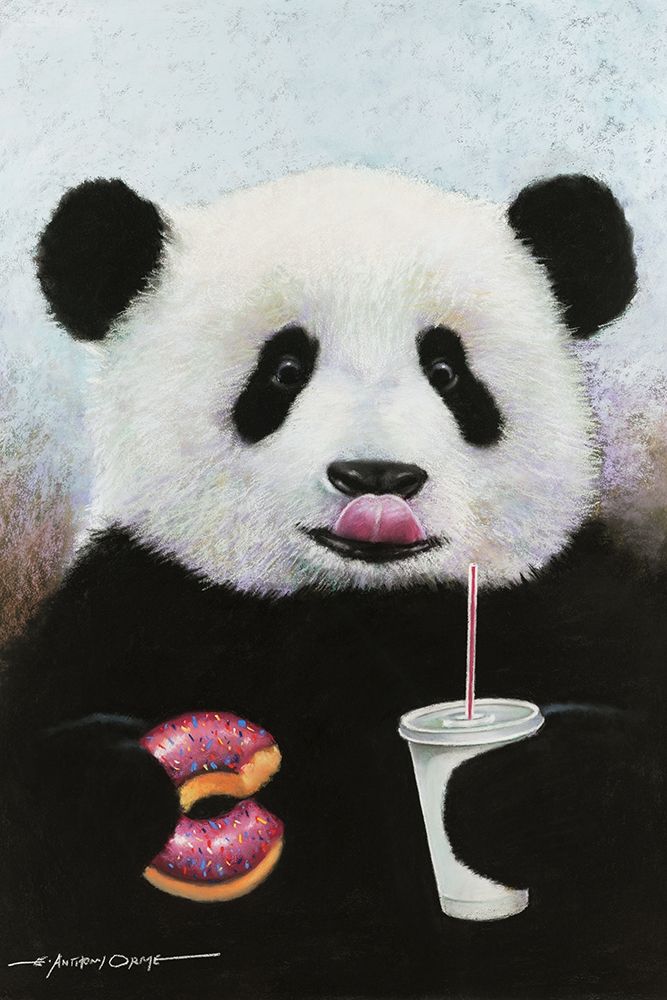 Wall Art Painting id:214501, Name: Panda Break, Artist: Orme, E. Anthony