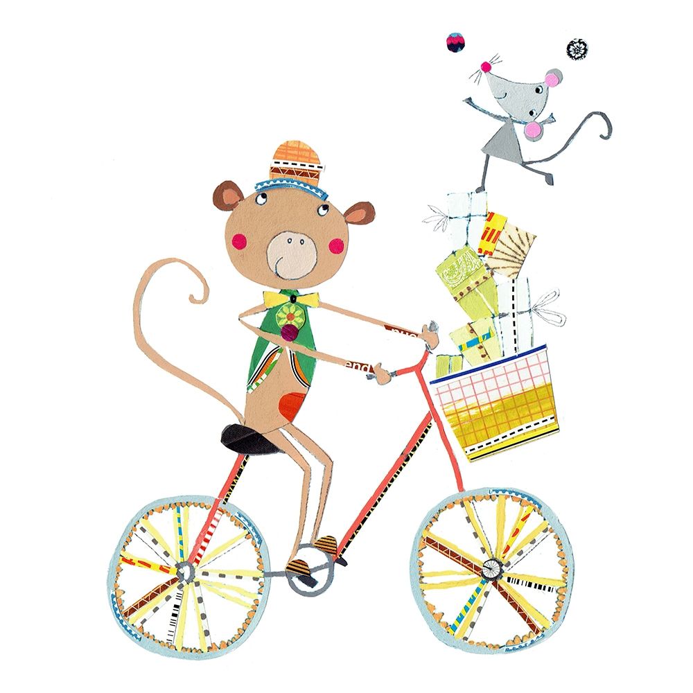 Wall art: Circus Monkey, by Pope, Kate and Elizabeth