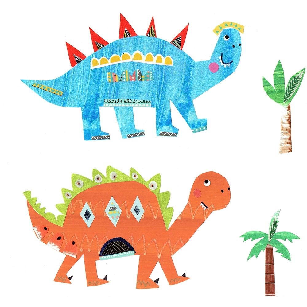 Wall art: Dino Duo, by Pope, Kate and Elizabeth