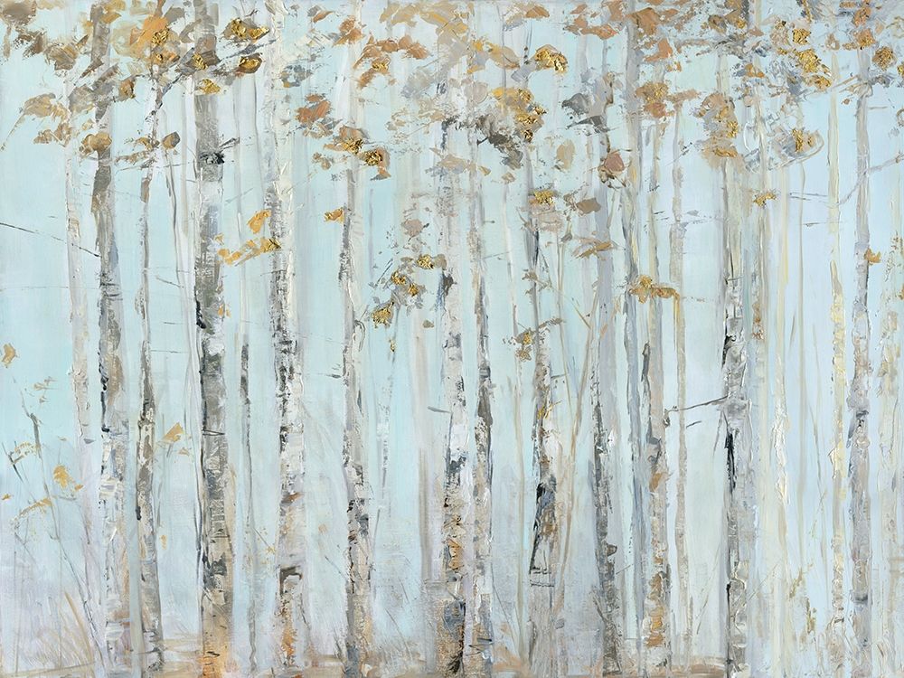 Art Print: Soft Birch Forest