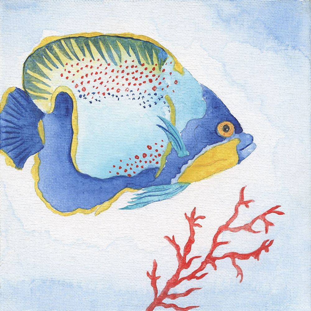 Wall art: Galapagos Fish I, by Tava Studios