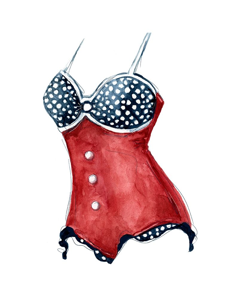 Art Print: Vintage Swimwear II