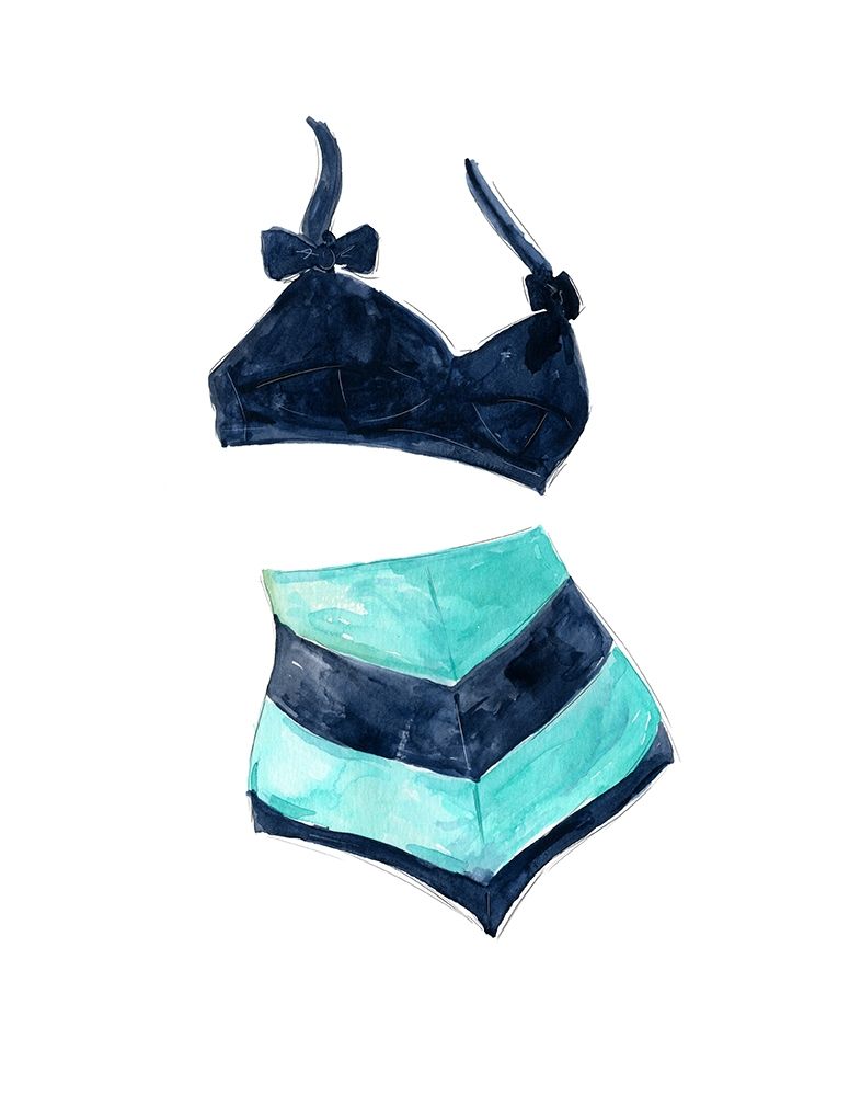Art Print: Vintage Swimwear III