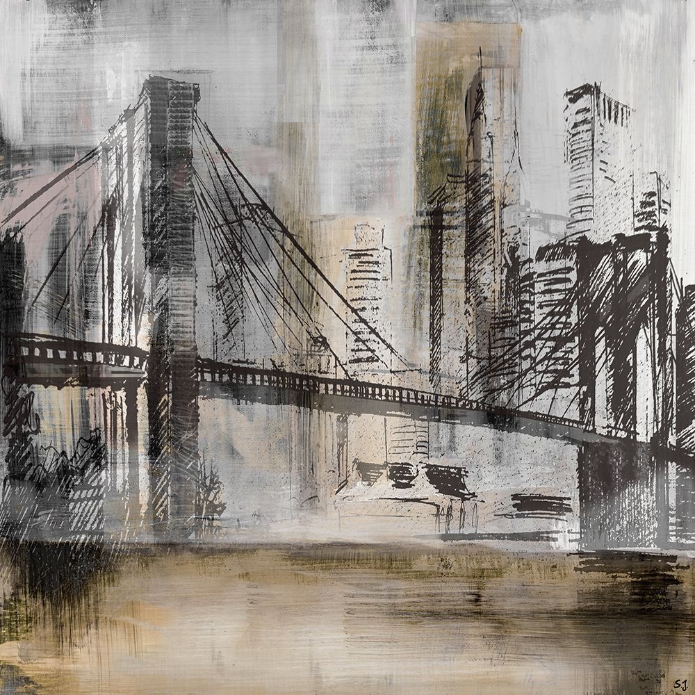 Wall art: Brooklyn Bridge, by Jill, Susan