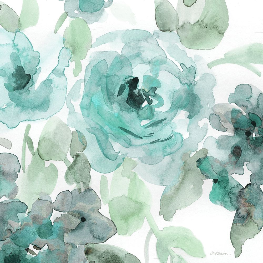 Wall art: Belles Teal II, by Robinson, Carol