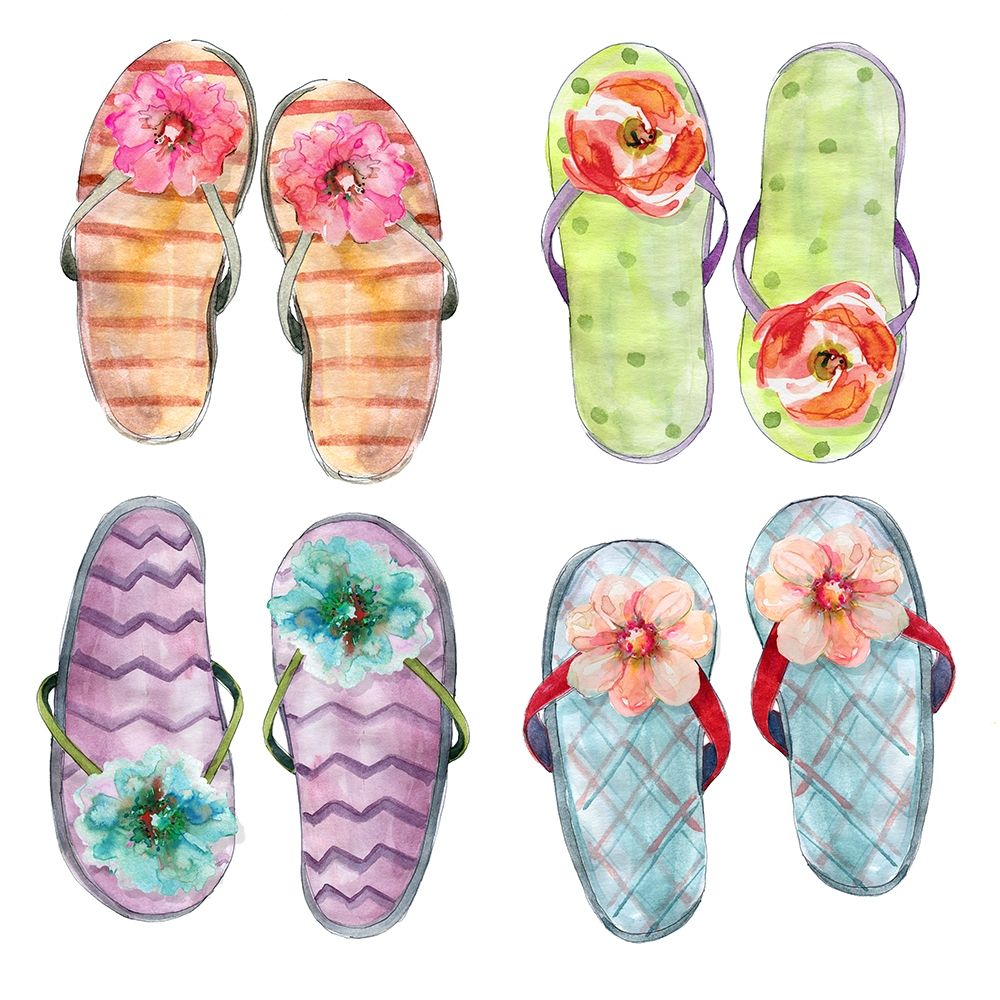 Wall art: Flip Flop Fancy, by Robinson, Carol