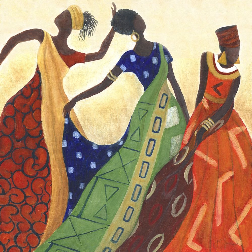 Art Print: Women of Marrakesh I