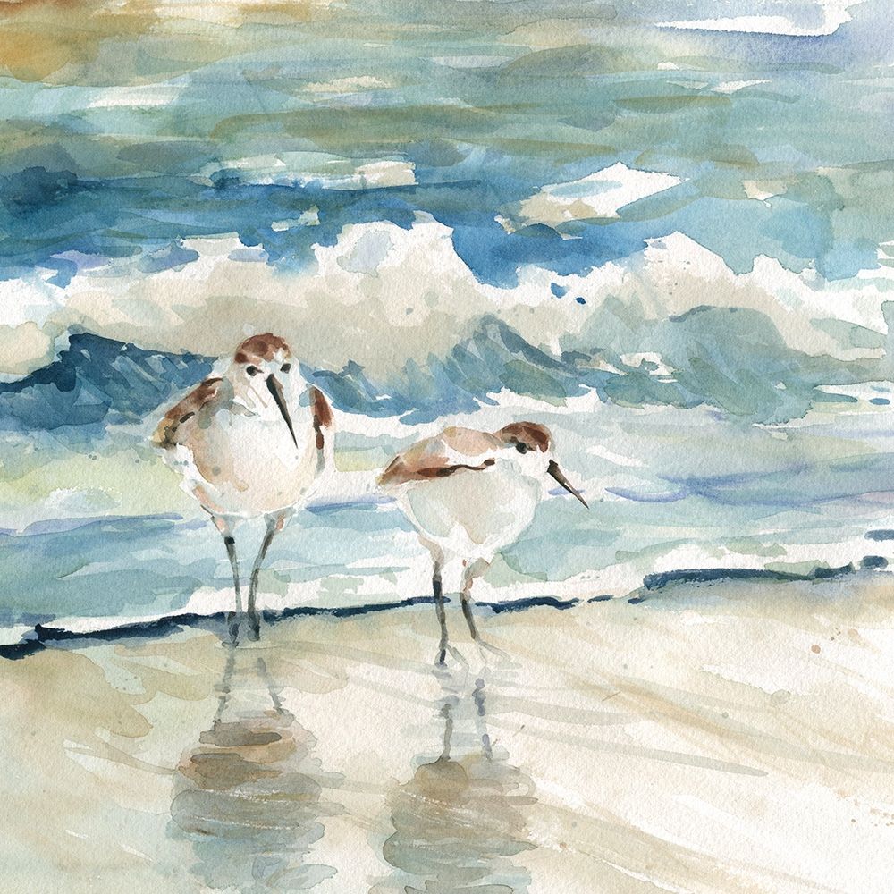 Wall art: Beach Birds, by Robinson, Carol