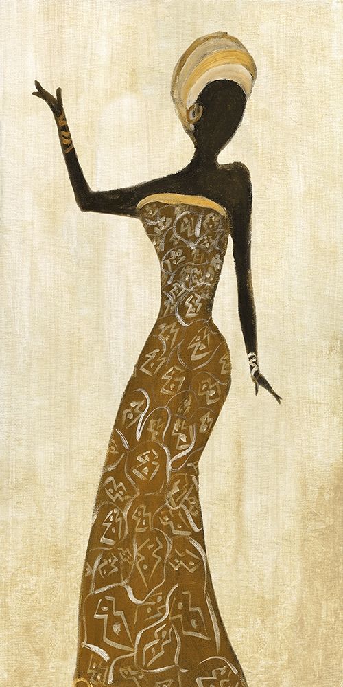 Wall art: African Dance I, by Shaternik, Julia