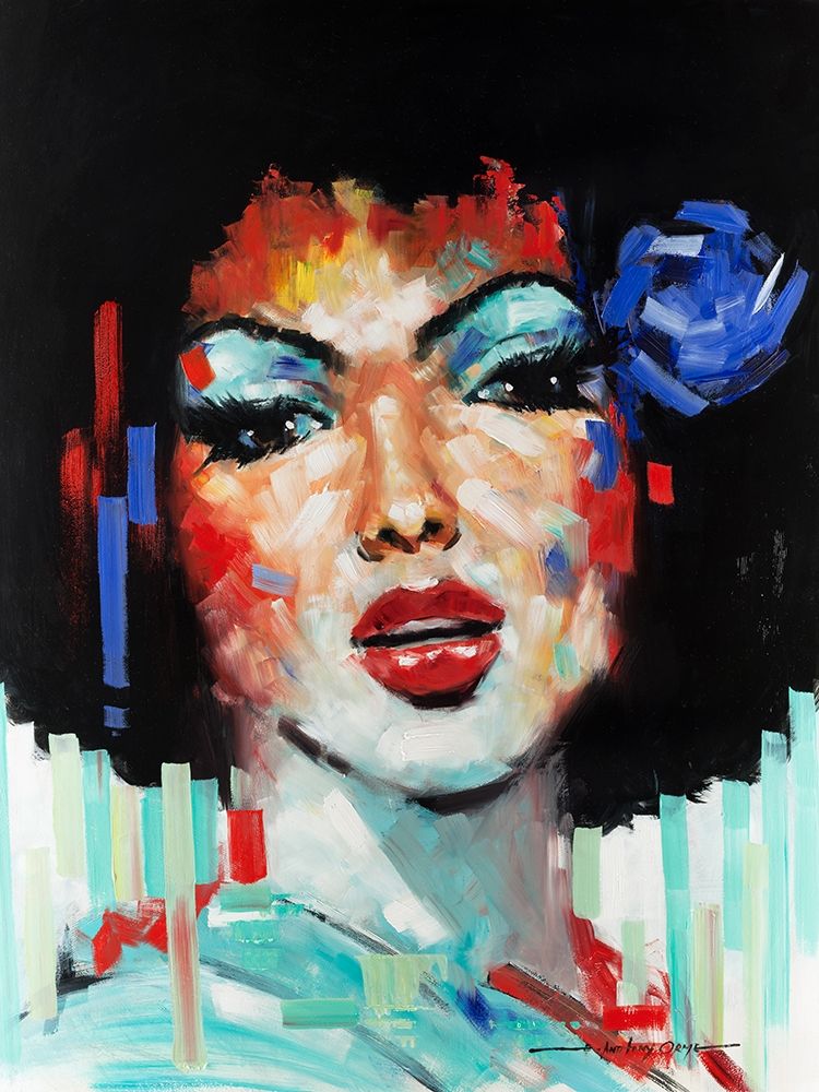 Wall Art Painting id:283047, Name: Confetti Girl I, Artist: Orme, E. Anthony