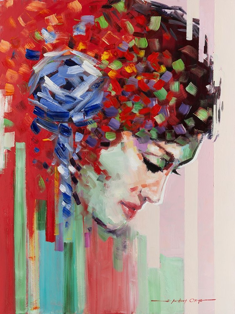 Wall Art Painting id:283049, Name: Confetti Girl III, Artist: Orme, E. Anthony