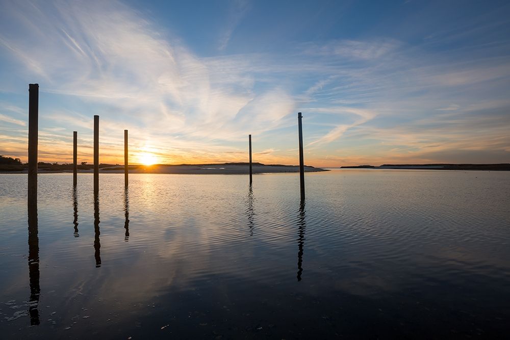 Art Print: Bay at Sunset