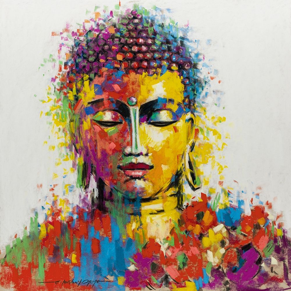 Wall art: Buddha, by Orme, E. Anthony