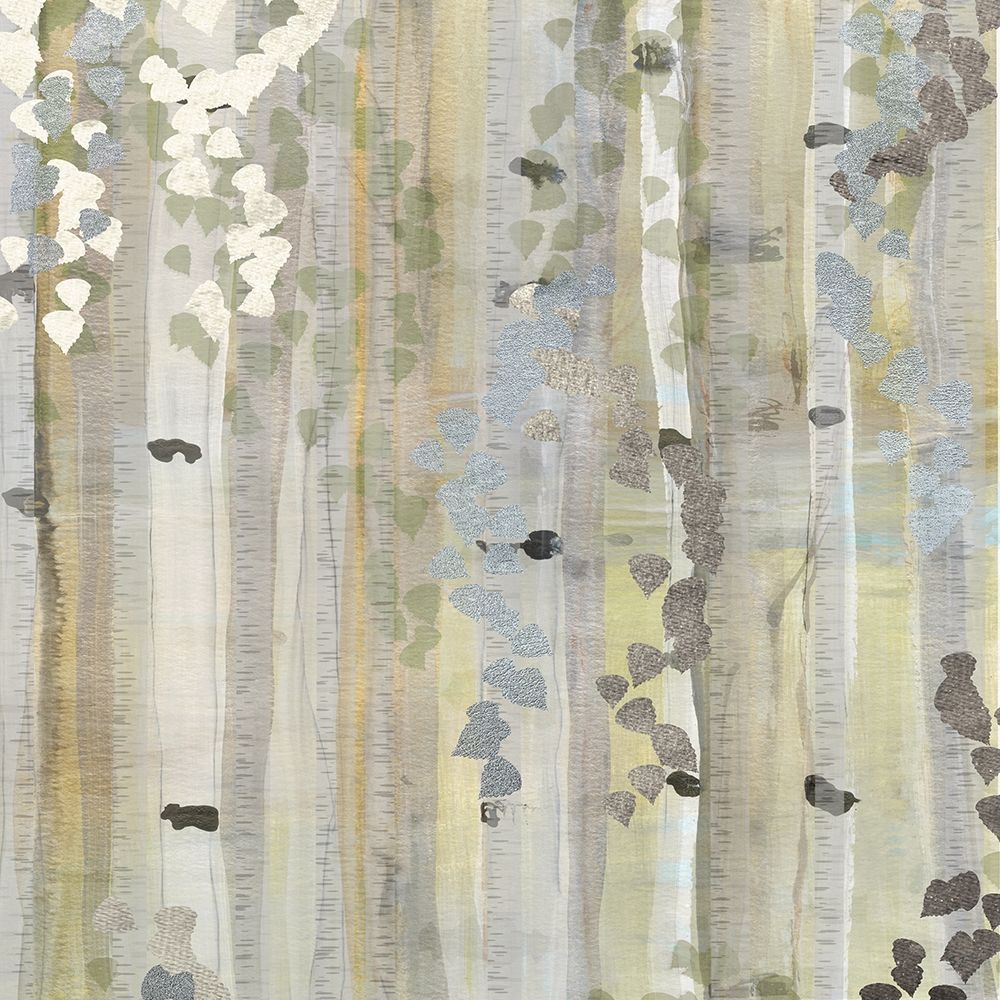 Wall Art Painting id:307377, Name: Spring Birch Grove, Artist: Jill, Susan