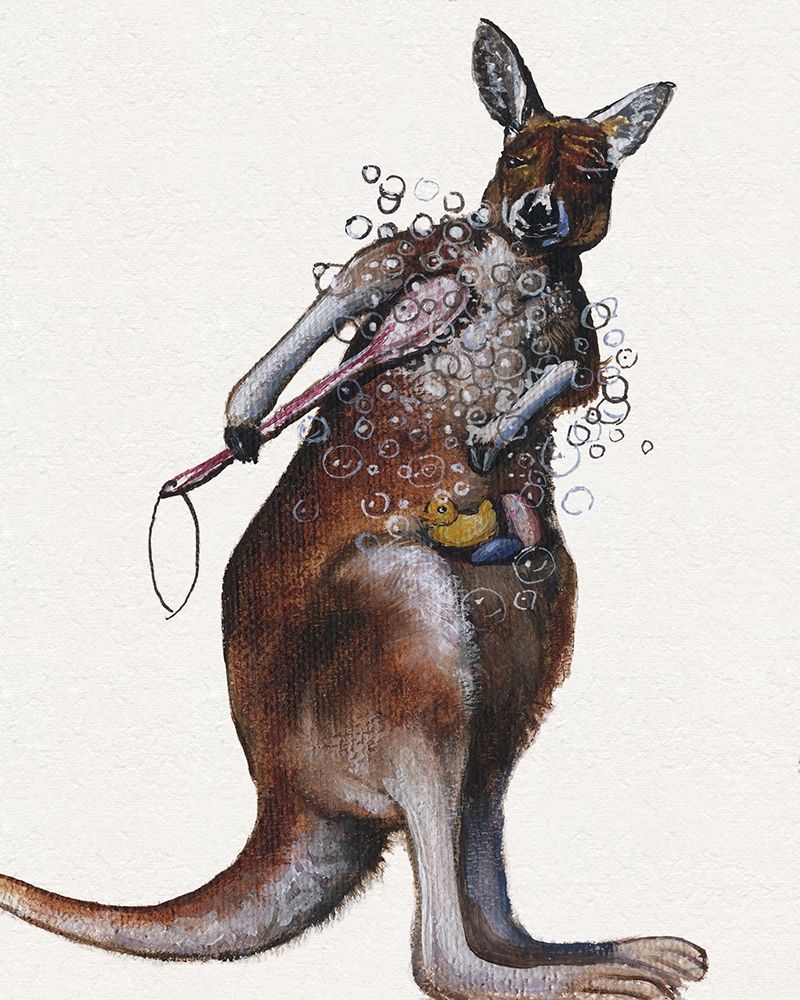 Art Print: Bath Animals IV