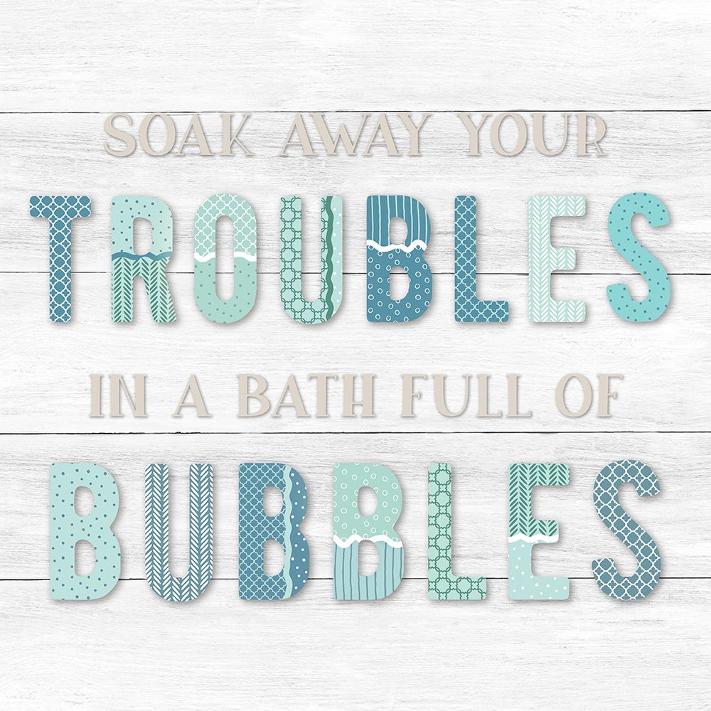 Art Print: Bubble Bath II