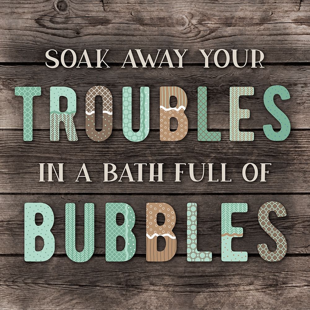 Art Print: Warm Bubble Bath